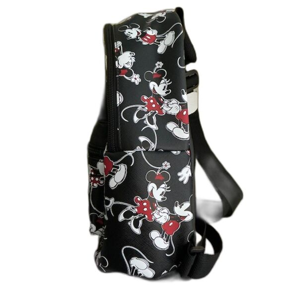 Disney Bioworld Mickey and Minnie Mouse Mini Backpack Black NWT *** - Picture 10 of 13